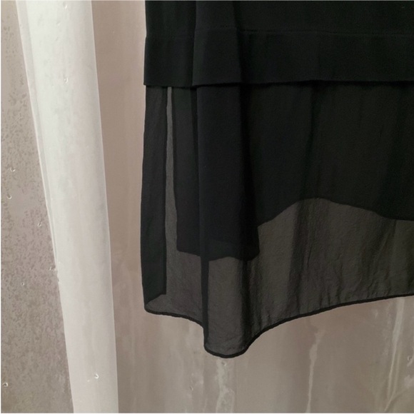 Eileen Fisher Batrau Neck Boxy Shell - Picture 4 of 5